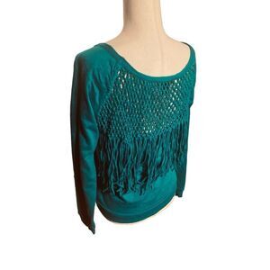 Wet Seal Turquoise Fridge Back Shirt